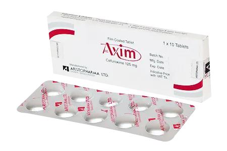Axim 125 mg Tablet-10's Pack