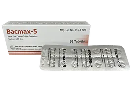 Bacmax 5 mg Tablet-14's Strip