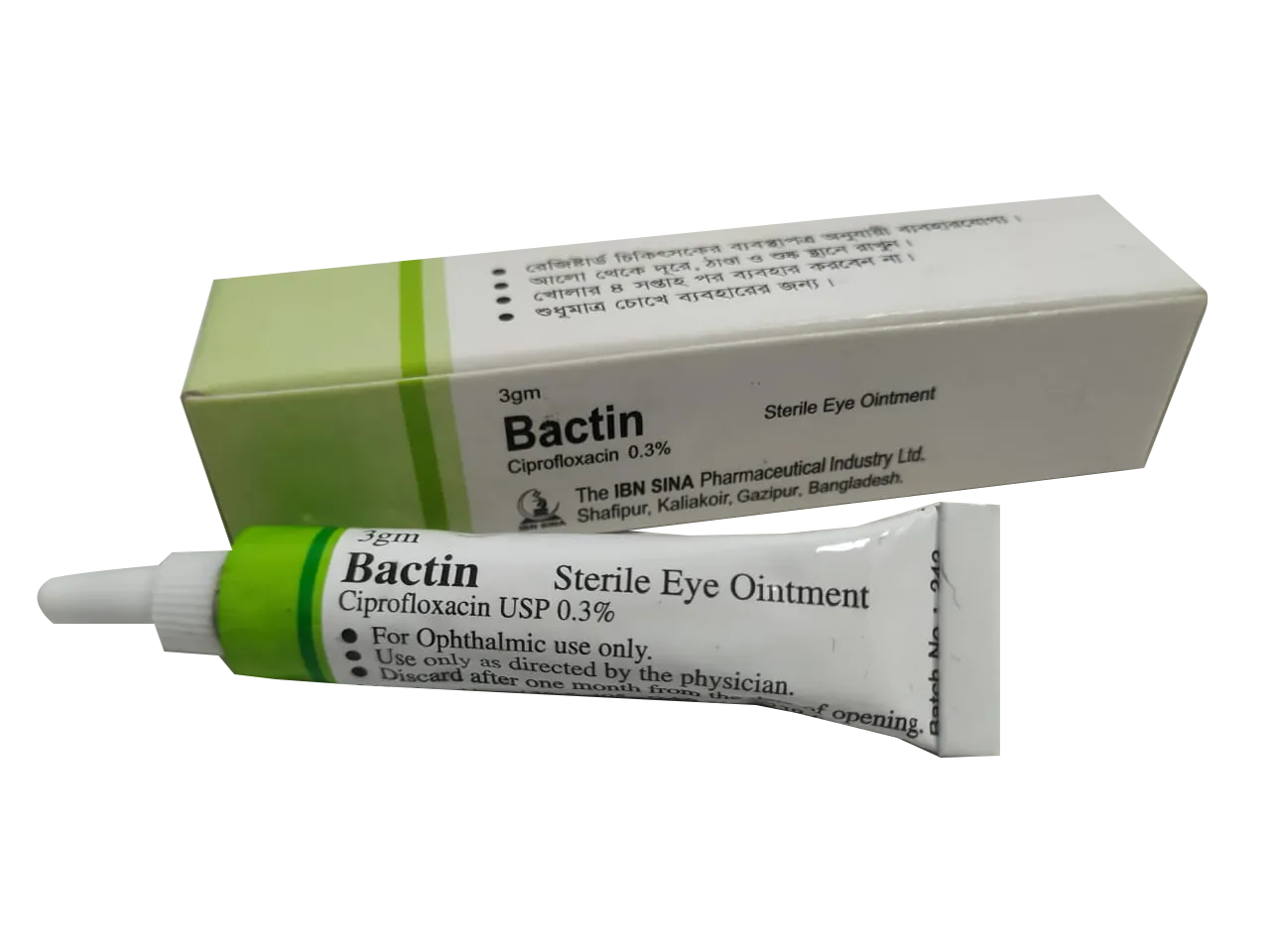Bactin Eye Ointment-3 gm