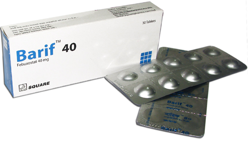 Barif 40 mg Tablet-10's Strip