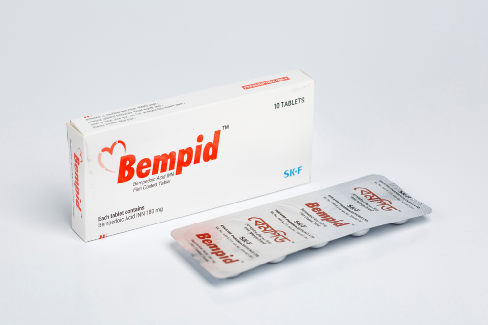 Bempid 180 mg Tablet-10's Pack