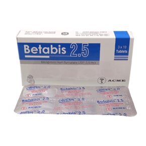 Betabis 2.5 mg Tablet-10's Strip