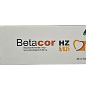 Betacor HZ 5/6.25 mg Tablet-10's Strip