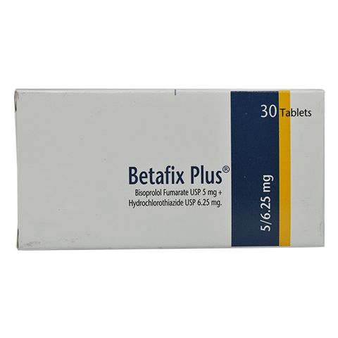 Betafix Plus 5/6.25 mg Tablet-10's Strip