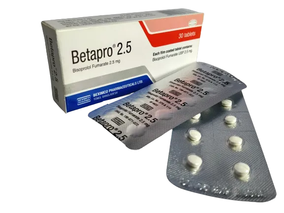 Betapro 2.5 mg Tablet-10's Strip