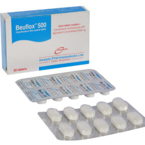Beuflox 500 mg Tablet-10's Strip