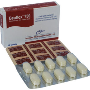 Beuflox 750 mg Tablet-20's Pack