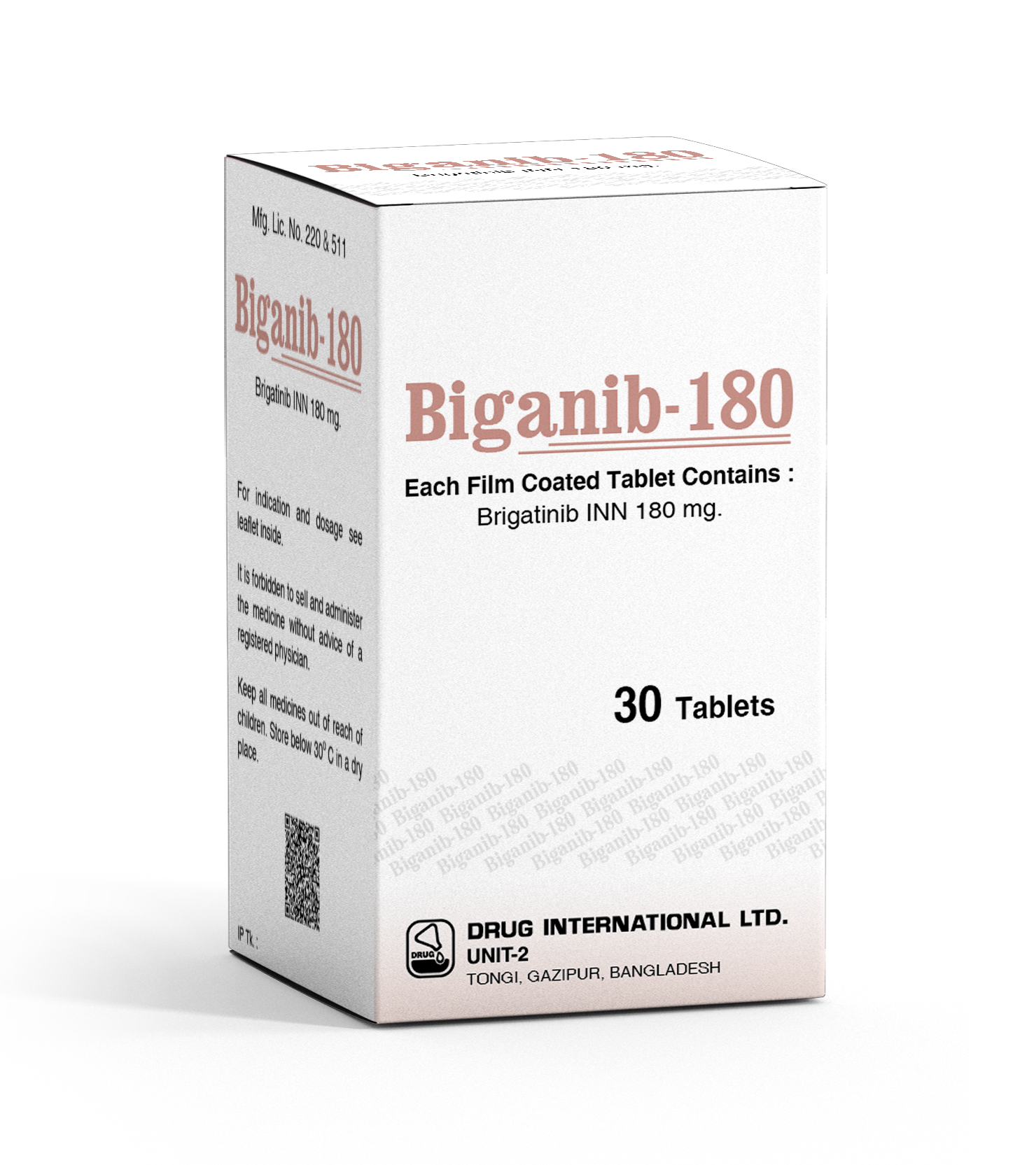 Biganib 180 mg Tablet-30's Pack