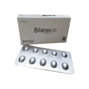 Bilanex 20 mg Tablet-10's Strip