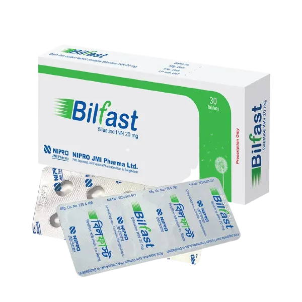 Bilfast 20 mg Tablet-10's Strip