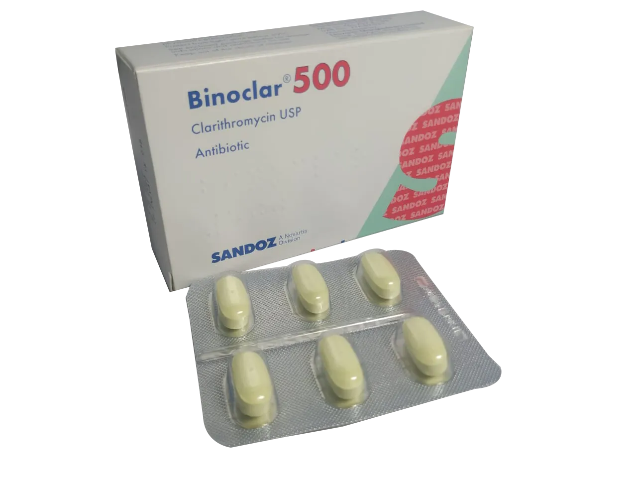 Binoclar 500 mg Tablet-7's Strip