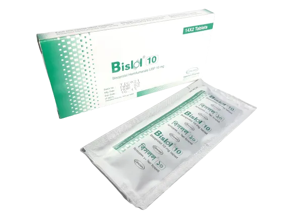 Bislol 10 mg Tablet-14's Strip