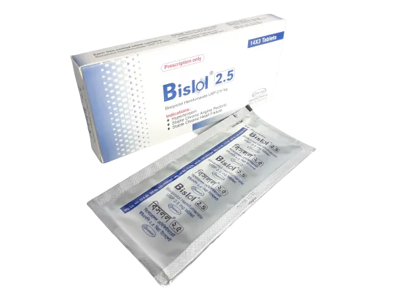 Bislol 2.5 mg Tablet-14's Strip