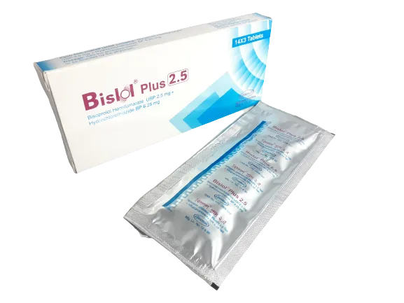 Bislol Plus 2.5 Tablet-14's Strip