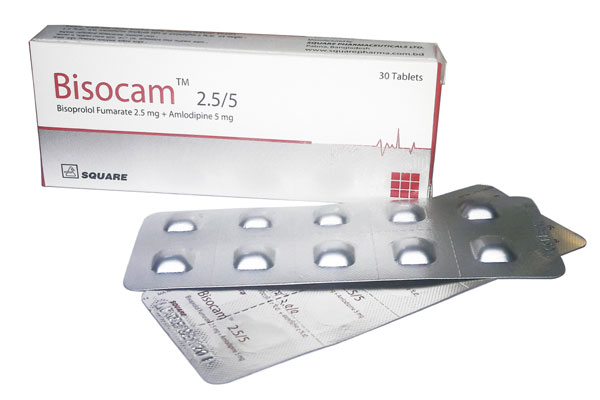 Bisocam 2.5/5 mg Tablet-10's Strip