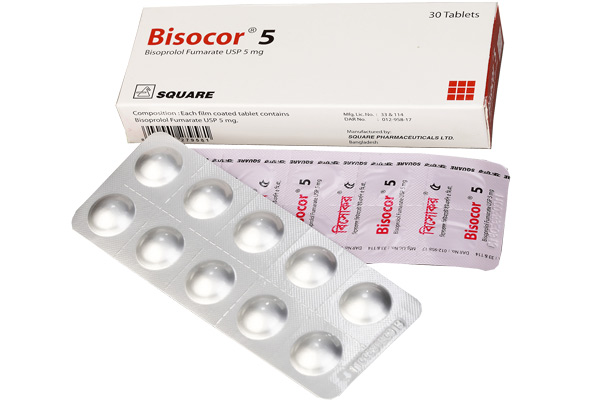 Bisocor 5 mg Tablet-10's Strip