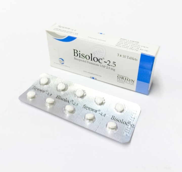 Bisoloc 2.5 mg Tablet-10's Strip