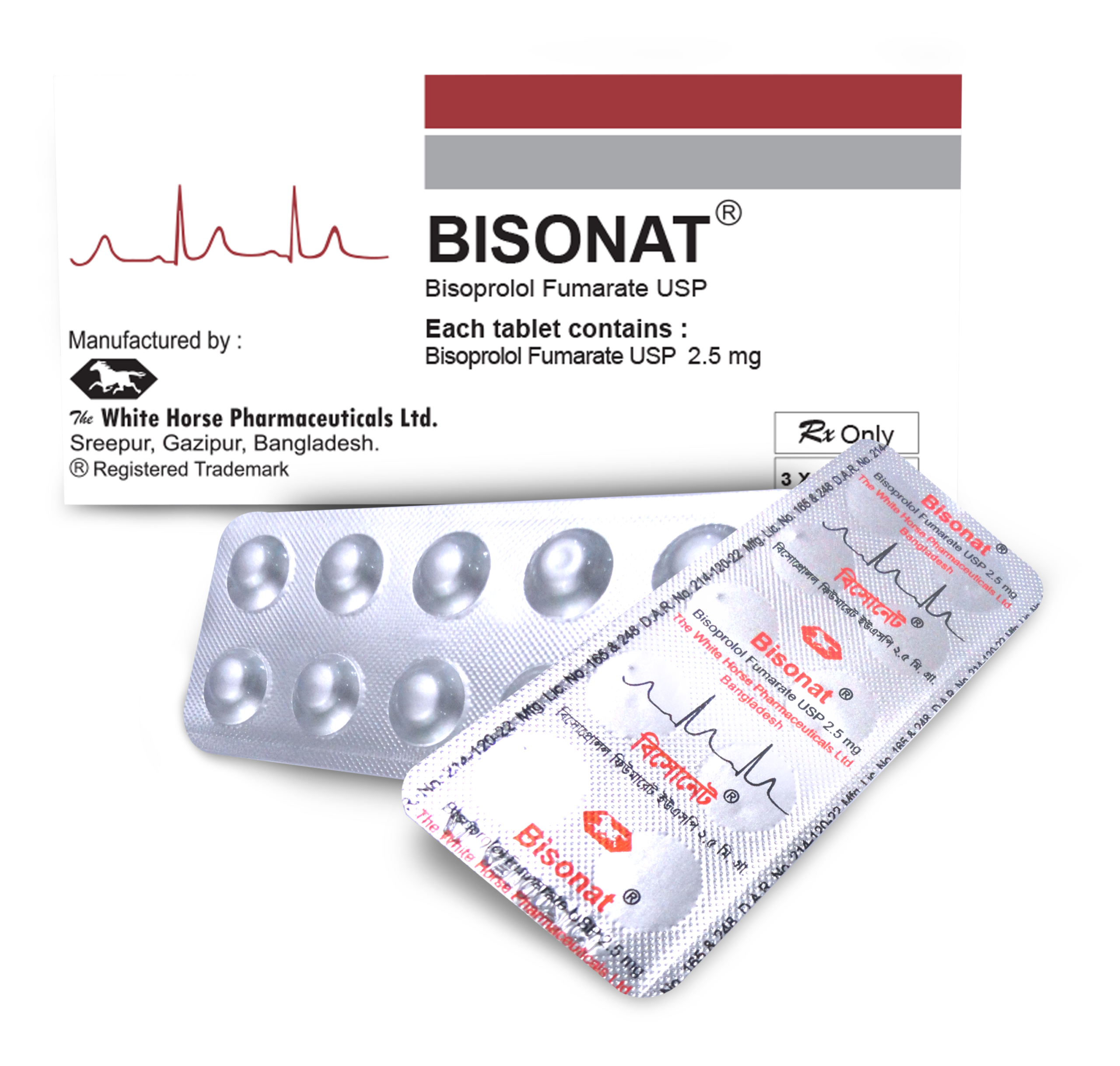 Bisonat 2.5 mg Tablet-30's Pack