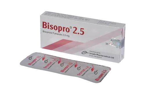 Bisopro 2.5 mg Tablet-10's Strip