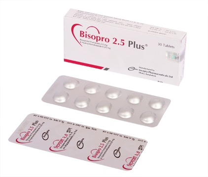Bisopro Plus 2.5 Tablet-10's Strip