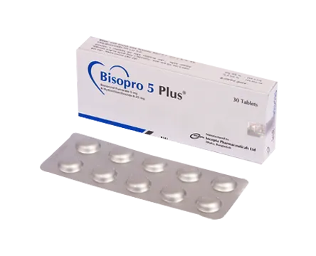 Bisopro Plus 5 Tablet-10's Strip