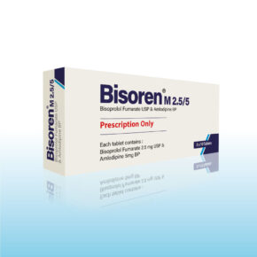 Bisoren M 2.5/5 mg Tablet-10's Strip