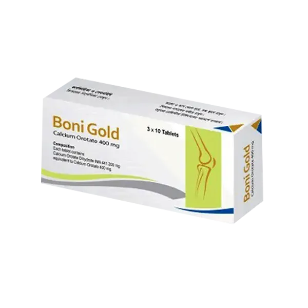 Boni Gold 400 mg Tablet-10's Strip