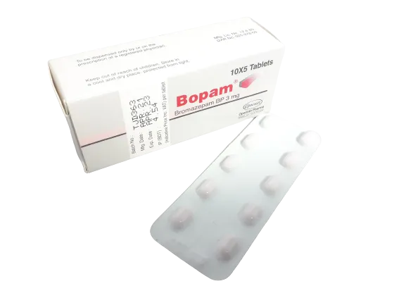 Bopam 3 mg Tablet-10's Strip