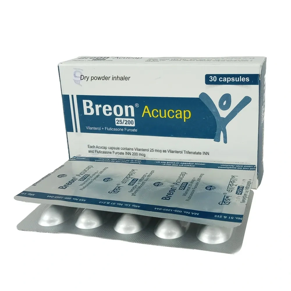 Breon Acucap 200 mcg Capsule - 10 Pcs