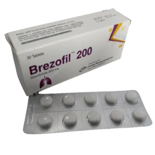 Brezofil 200 mg Tablet-10's Strip