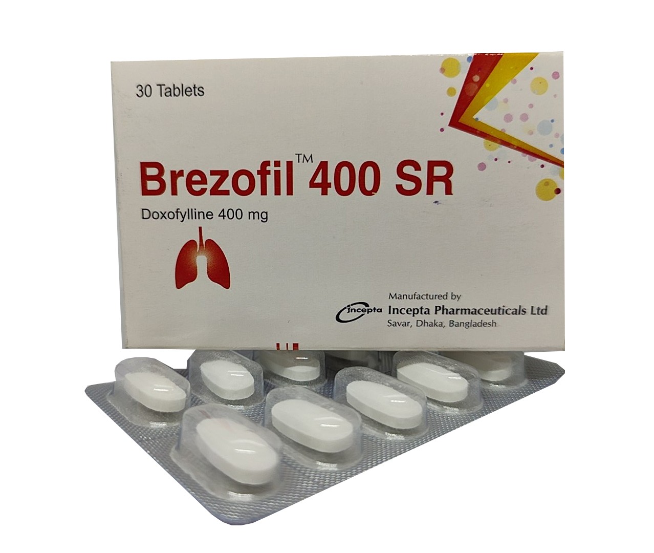 Brezofil SR 400 mg Tablet-10's Strip