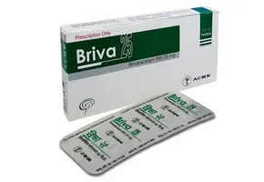 Briva 25 mg Tablet-20's Pack