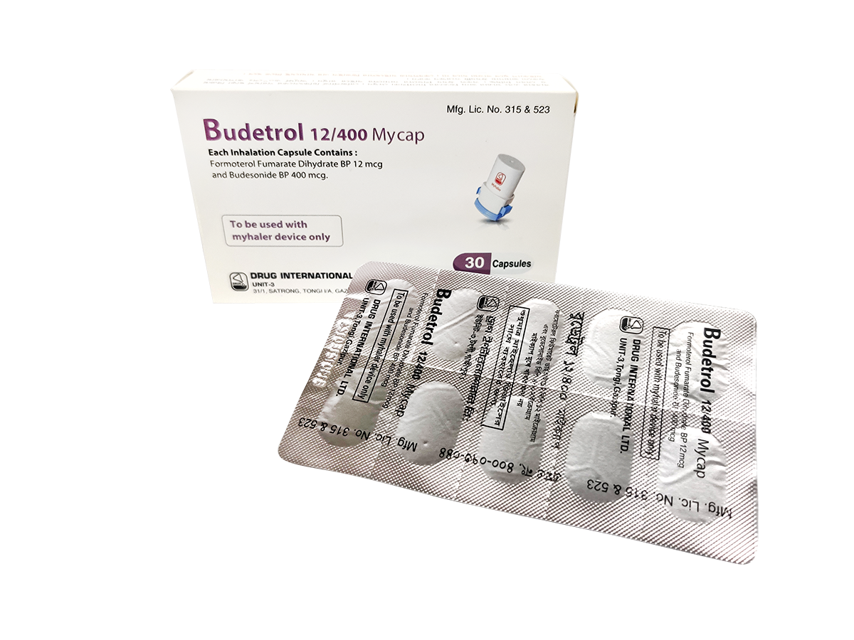 Budetrol 12/400 Mycap-30's Pack