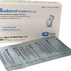 Budetrol 6/200 Mycap-30's Pack