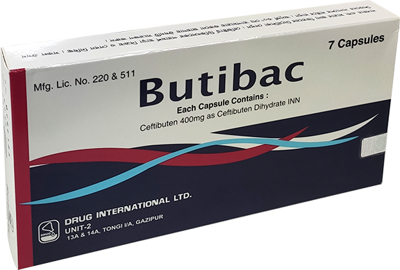 Butibac 400 mg Capsule-7's Pack
