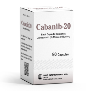 Cabanib 20 mg Tablet-90's Pack