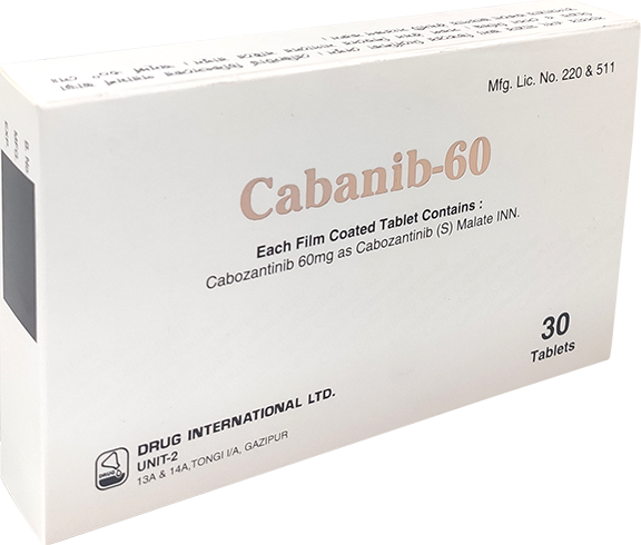 Cabanib 60 mg Tablet-30's Pack