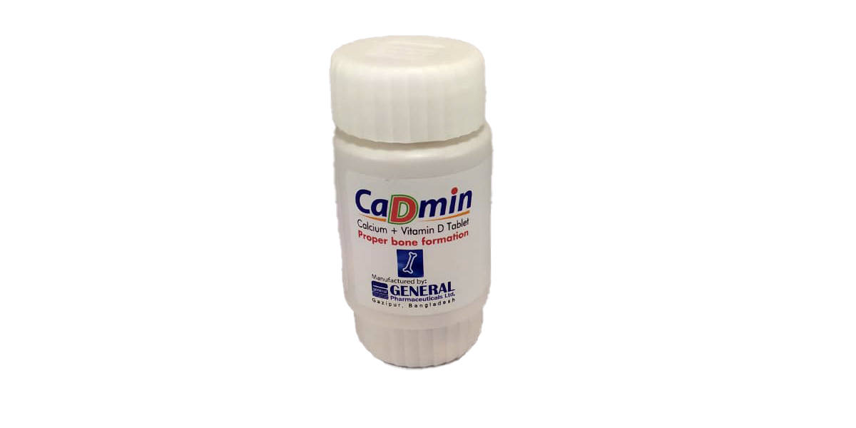 Cadmin-D Tablet-30's Pack