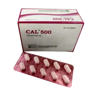 Cal 500 mg Tablet-10's Strip
