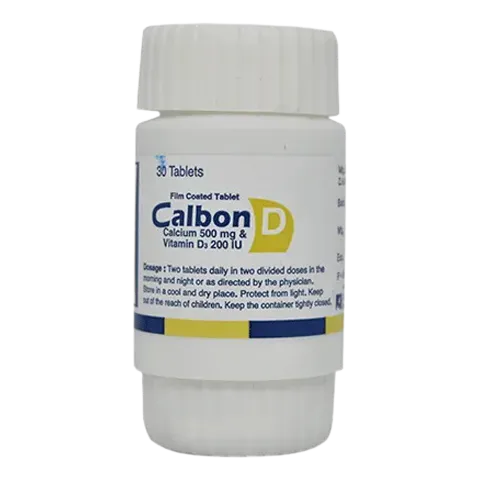 Calbon D Tablet-30's Pot