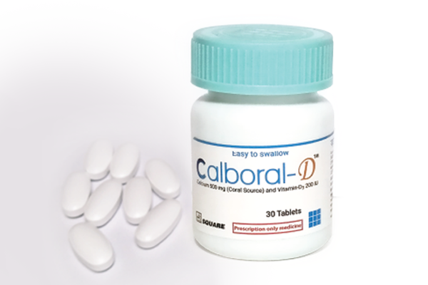 Calboral-D Tablet-10’s Strip