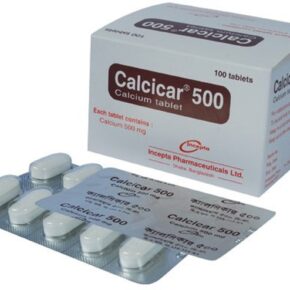 Calcicar 500 mg Tablet-100's Pack