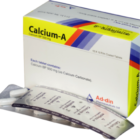 Calcium-A 500 mg Tablet-10's Strip