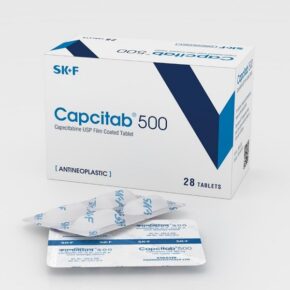 Capcitab 500 mg Tablet-28's Pack