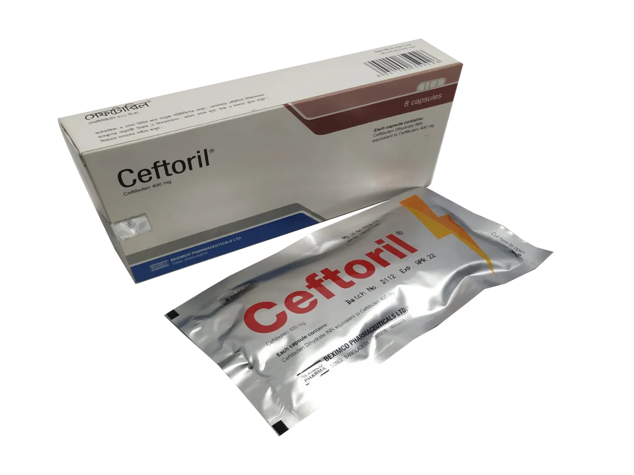 Ceftoril 400 mg Capsule-8's Pack