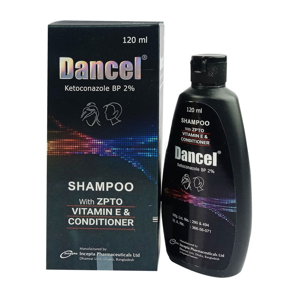 Dancel Shampoo 120ml Ketoconazole shampoo 2%