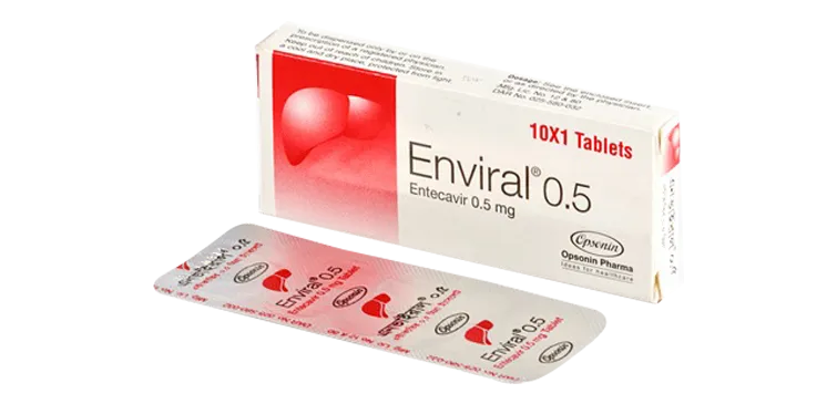 Enviral 0.5 mg Tablet-14's Strip
