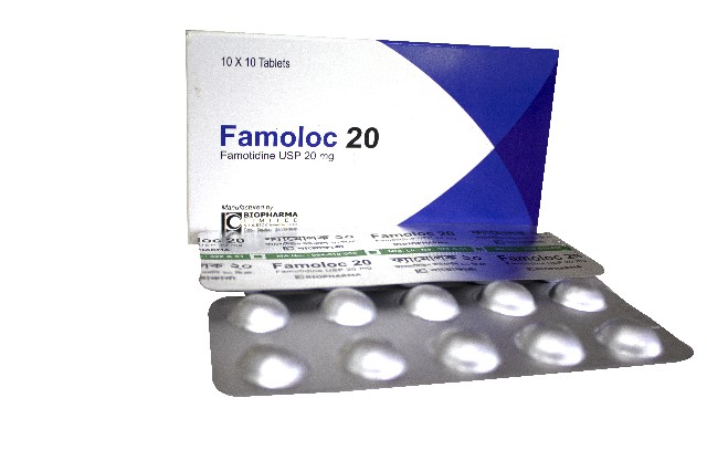 Famoloc 20 mg Tablet-100's Pack