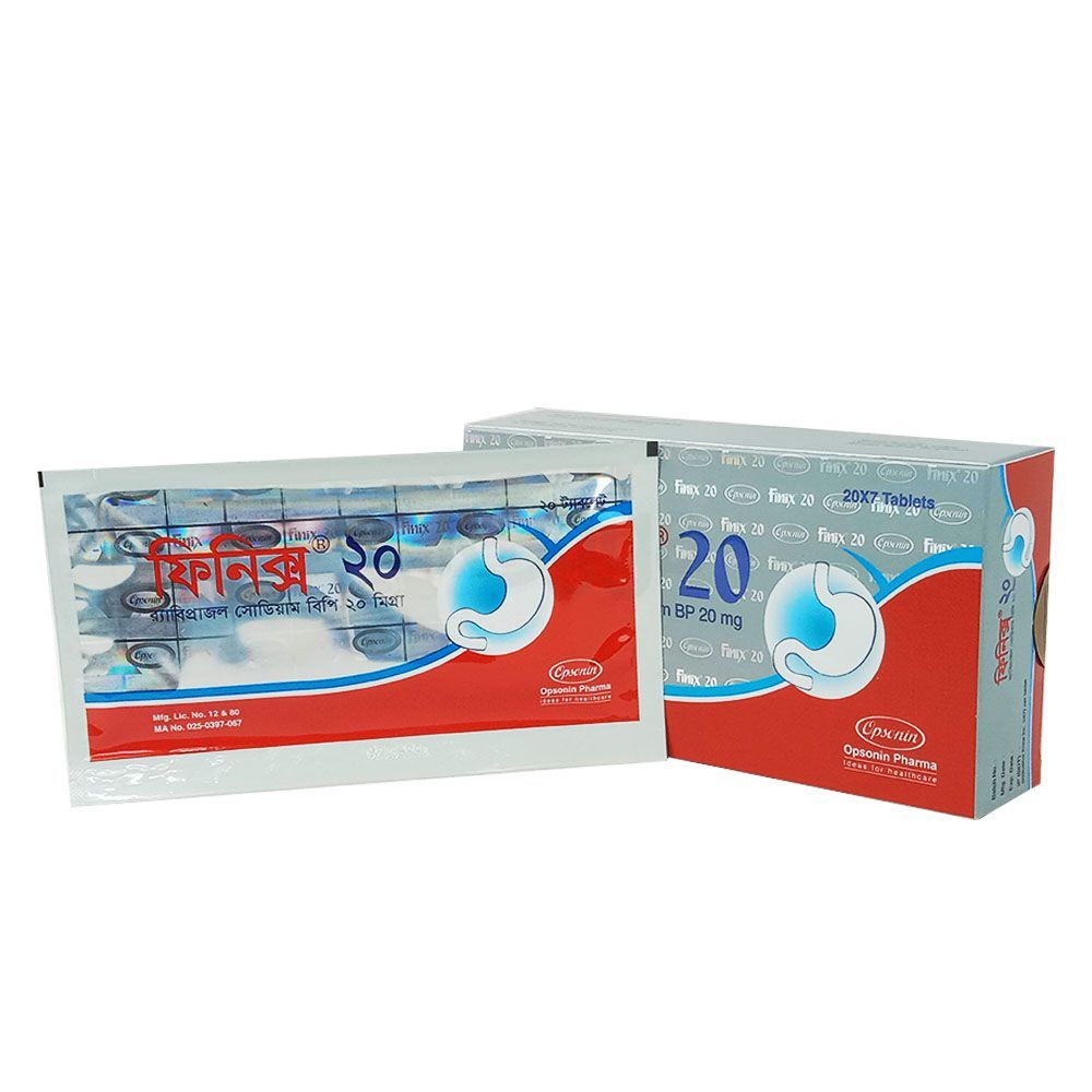 Finix 20 Tablet Rabeprazole Tablet 20mg