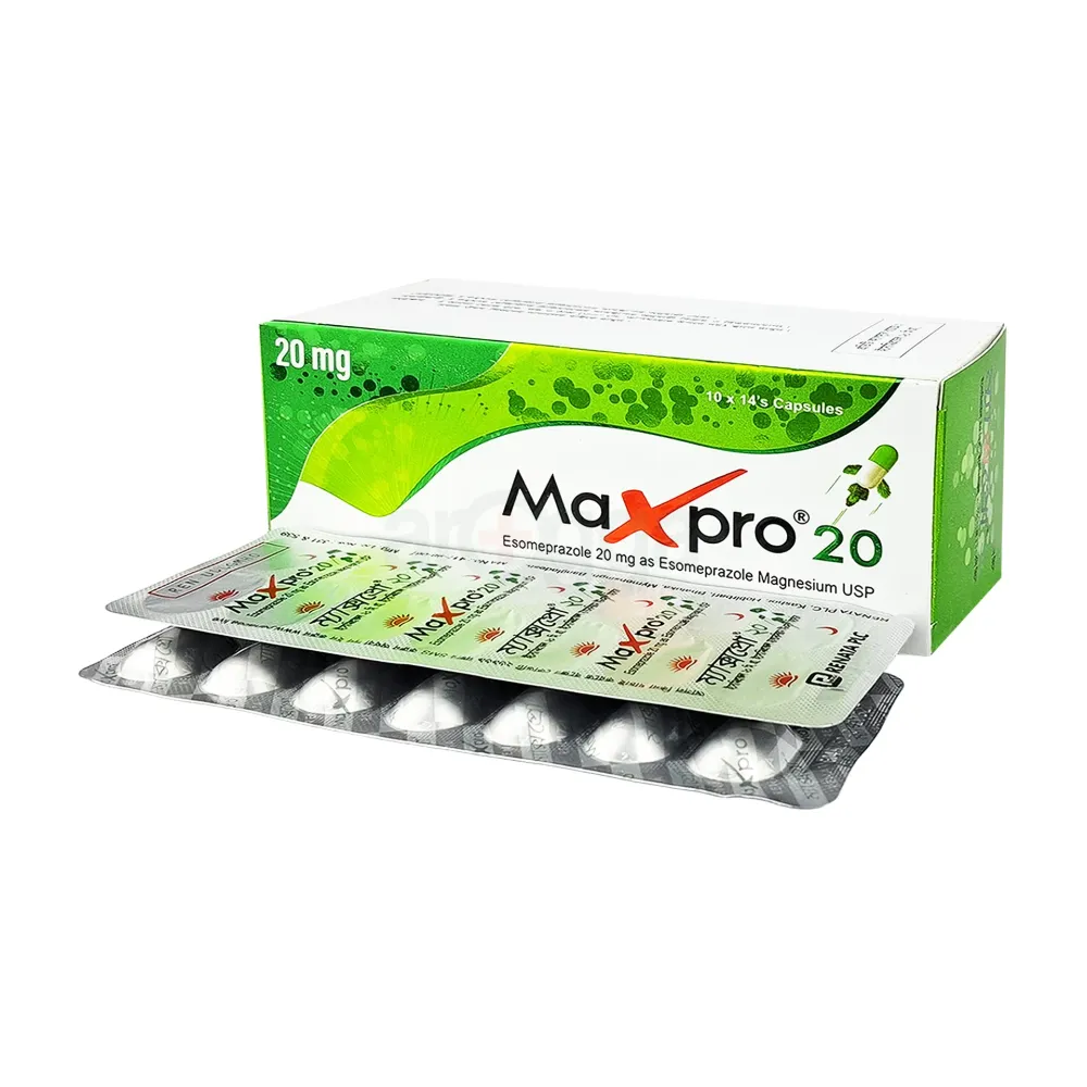 Maxpro 20 Capsule Esomeprazole Magnesium Trihydrate Capsule 20mg